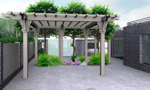 Outdoor vinyl Patio