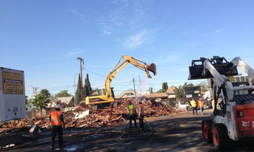 Demolition in LA