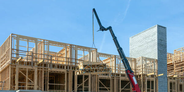Construction framing in wood, buildings and houses