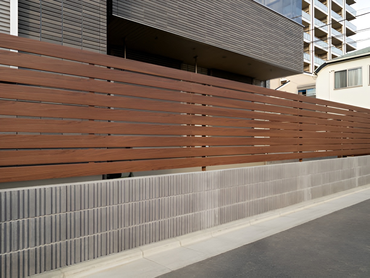 Modern Composite Fence Los Angeles