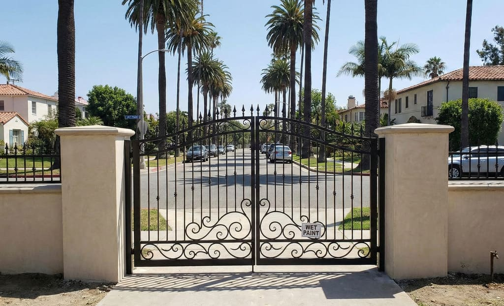 Classic Wrought Iron Gate