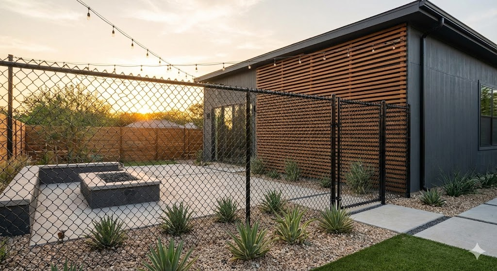 Black Chain Link Fencing: Affordable Modern Design