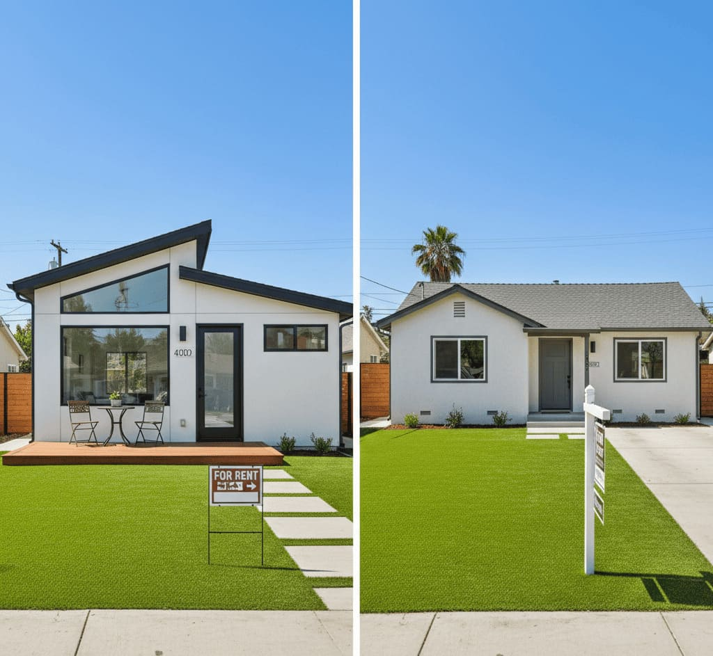 For homeowners in the San Fernando Valley—from the established estates of Encino to the thriving neighborhoods of Van Nuys and Sherman Oaks—the landscape of property investment has fundamentally changed. The recent passage of state legislation (specifically AB 976 and the feasibility of AB 1033) has permanently removed the most significant barrier to using your Accessory Dwelling Unit (ADU) as a pure investment vehicle: the owner-occupancy requirement. At Gaga US Construction, we understand that homeowners like you are looking for trusted, licensed builders who are not just experts in framing for ADU construction, but are also experts in code compliance. This in-depth guide is designed to clarify the new ADU laws California 2025, explain the critical differences between an ADU and a Junior ADU (JADU), and show you exactly how to maximize adu rental income Los Angeles style, right here in the SFV. The Game-Changer: Owner-Occupancy is Permanently Removed (AB 976) For years, many San Fernando Valley homeowners who wanted to build an ADU on a rental property, or rent out both the main house and the ADU, faced uncertainty. AB 976 has finally ended that ambiguity. Key Impact of AB 976 for SFV Homeowners: Permanent Prohibition: Effective January 1, 2024, AB 976 makes it illegal for local jurisdictions (including the City and County of Los Angeles, which govern the SFV) to impose an owner-occupancy requirement on any new ADU. Investor Freedom: This opens up massive opportunities for property owners to generate adu rental income Los Angeles-level profits by renting out both the primary residence and the ADU simultaneously. No More Sunset: This law makes permanent a previously temporary exemption, providing long-term certainty for your investment. In plain terms: If you build a standard Attached or Detached ADU with Gaga US Construction in the SFV, you are now legally free to move out and treat the entire property (main house + ADU) as a dual-income rental asset. ADU vs. JADU: The Critical Difference that Affects Rental Income While the owner-occupancy rule is gone for ADUs, it remains firmly in place for their smaller cousin, the Junior Accessory Dwelling Unit (JADU). Understanding this difference is key to maximizing your rental strategy. Feature Accessory Dwelling Unit (ADU) Junior Accessory Dwelling Unit (JADU) Location Attached, Detached, or Garage Conversion Must be contained entirely within the Primary Residence. Maximum Size Up to 1,200 sq. ft. No more than 500 sq. ft. Owner-Occupancy PERMANENTLY NO LONGER REQUIRED (AB 976) STILL REQUIRED. Owner must live in the main house or the JADU. Kitchen Must have a full, independent kitchen. Must have an efficiency kitchen (small sink, counter, and cooking appliance). Cost Driver New foundation, roof, and utility trenching. Junior ADU cost is lower due to interior conversion. The JADU Cost Advantage (and Occupancy Requirement) The junior adu cost is often significantly lower than a full ADU because it avoids major exterior work like foundation digging and separate utility hookups. This makes it ideal for homeowners in Van Nuys or Sherman Oaks who want quick, low-cost rental income but do not mind remaining on-site. However, because the owner-occupancy requirement remains for JADUs, if your goal is to move out and rent both units, the full ADU is the only viable option under the new ADU laws California 2025. SFV Technical Deep Dive: Setbacks and Framing for ADU Success While the law has changed the rules of use, the construction standards remain strict, especially in the San Fernando Valley. Homeowners hire Gaga US Construction not just for compliance, but for the quality of the build itself. 1. SFV ADU Setbacks: Maximizing Your Lot (The 4-Foot Rule) The biggest question about where you can place an ADU comes down to setbacks. The good news is that state law has streamlined this, overriding most restrictive local SFV ADU setbacks. Side and Rear Setbacks: The minimum required setback for a new detached ADU is only 4 feet from the side and rear property lines. This allows homeowners in tight urban lots across the Valley (like in Van Nuys) to maximize the unit’s size. Front Setbacks: The front setback is still generally governed by the primary zone regulations.7 Our architects ensure your design adheres to these while maximizing the buildable area. Existing Structures: For garage conversions or additions, the existing structure’s setbacks are often preserved, which is a major time and cost saver. 2. Framing for ADU: The Structural Foundation of Your Investment The frame is the skeleton of your investment. When considering your adu rental income Los Angeles-level goals, you need a frame built for durability and tenant appeal. Load Bearing Design: Our engineers design the framing for ADU structures to withstand high winds and seismic activity, particularly important in the SFV. This means strict adherence to sheer wall requirements and correct nailing patterns as per the CBC. Soundproofing: To maximize rental appeal and minimize tenant complaints (especially for attached or above-garage units), we integrate strategic sound dampening materials within the walls and floors. A quiet unit in Sherman Oaks commands higher rent. Fire Safety: While new state laws often exempt ADUs from needing sprinklers if the main house doesn’t have them, correct fire-rated wall construction is essential, particularly when dealing with the 4-foot SFV ADU setbacks. Gaga US Construction’s Commitment: We are licensed builders specializing in every facet of the process, ensuring that the structural work—from framing for ADU units to final finishes—is done right, protecting your investment for decades. Maximizing Your Rental Income Potential (AB 1033 & Beyond) With the owner-occupancy rule gone, the focus shifts entirely to maximizing revenue. The AB 1033 Feasibility Factor (The Future of SFV Investment) AB 1033 permits local jurisdictions to create ordinances that allow an ADU to be sold separately from the main house as a condominium unit. Future Homeownership: While this is optional for the City of Los Angeles to adopt, if implemented, it would allow a homeowner in Encino to essentially “condo-ize” their property, sell the ADU separately to recoup the full junior adu cost or ADU cost, and generate a massive capital gain, while retaining ownership of the main house. Gaga’s Advantage: Our designs are prepared for this future. We ensure every ADU is built with necessary design features (like separated utility meters) that would make it eligible for independent conveyance under a future AB 1033 ordinance. Design Strategies for Top ADU Rental Income Los Angeles To attract the highest rents in the SFV market, your ADU needs high-end features: In-Unit Laundry: A non-negotiable amenity that drives a higher monthly rent premium. Private Outdoor Space: Even a small, fenced-off patio or deck separates your unit from the competition in Van Nuys. Separate Meters: Having separate electrical and gas meters is crucial for simplified tenant billing and maximizing profitability. Our construction process includes coordination with utility providers for this essential step. Stop Searching for Contractors: Hire the SFV’s Licensed Experts The new laws create opportunity, but only if you partner with a licensed builder who understands the specific codes and construction requirements of the San Fernando Valley. If you own property and are looking to capitalize on the new ADU laws California 2025 by building a high-quality, profitable ADU or JADU, your search ends here. Gaga US Construction is the fully licensed, insured, and local firm dedicated to delivering budget certainty and code compliance. Schedule Your Code & Investment Assessment Today! Call us at (747) 609-6912 or fill out our quick online form. We will analyze your property against the latest SFV ADU setbacks and legal changes to provide a fixed-price quote for your ADU or JADU project.