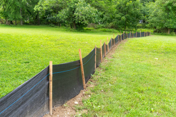 silt fence installation
